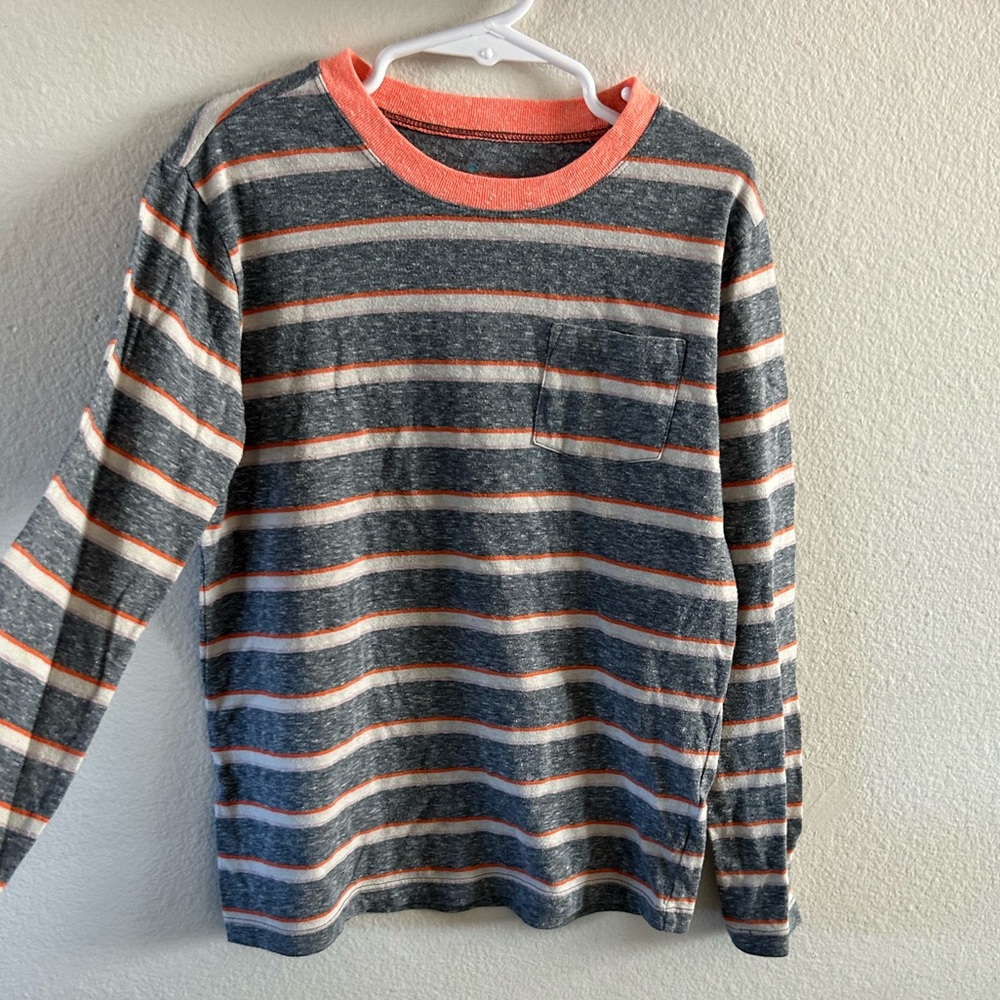 Crewcuts boys stripe long sleeve shirt